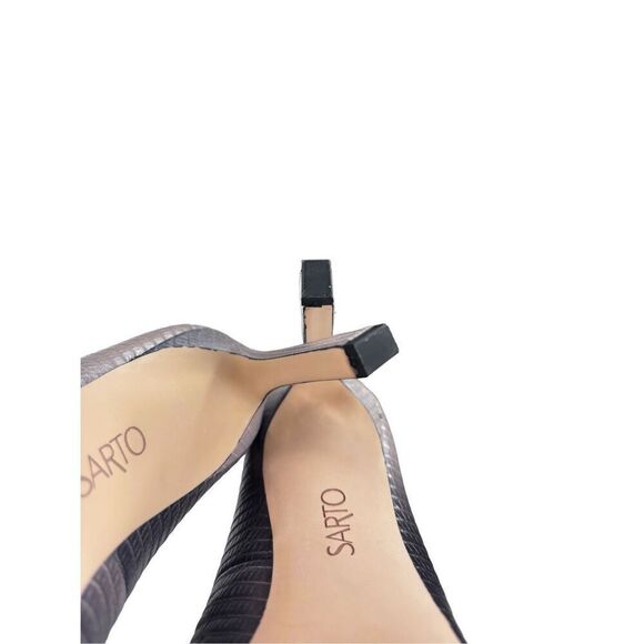 Franck Sarto leather ombree heels with ankle strap - Picture 9 of 14